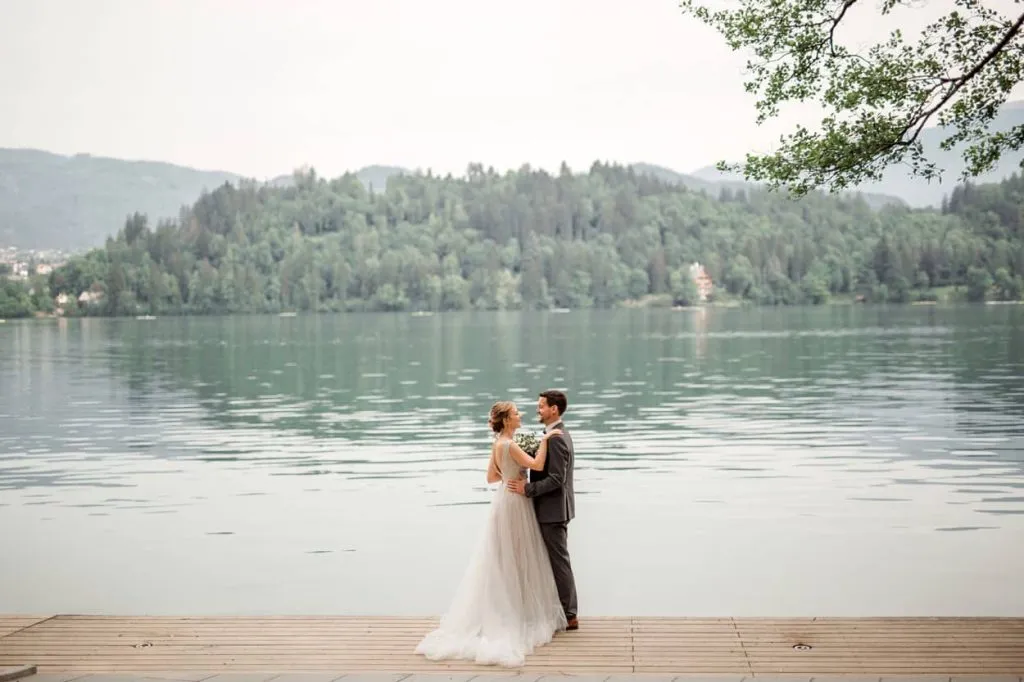 Couple lake bled nastja