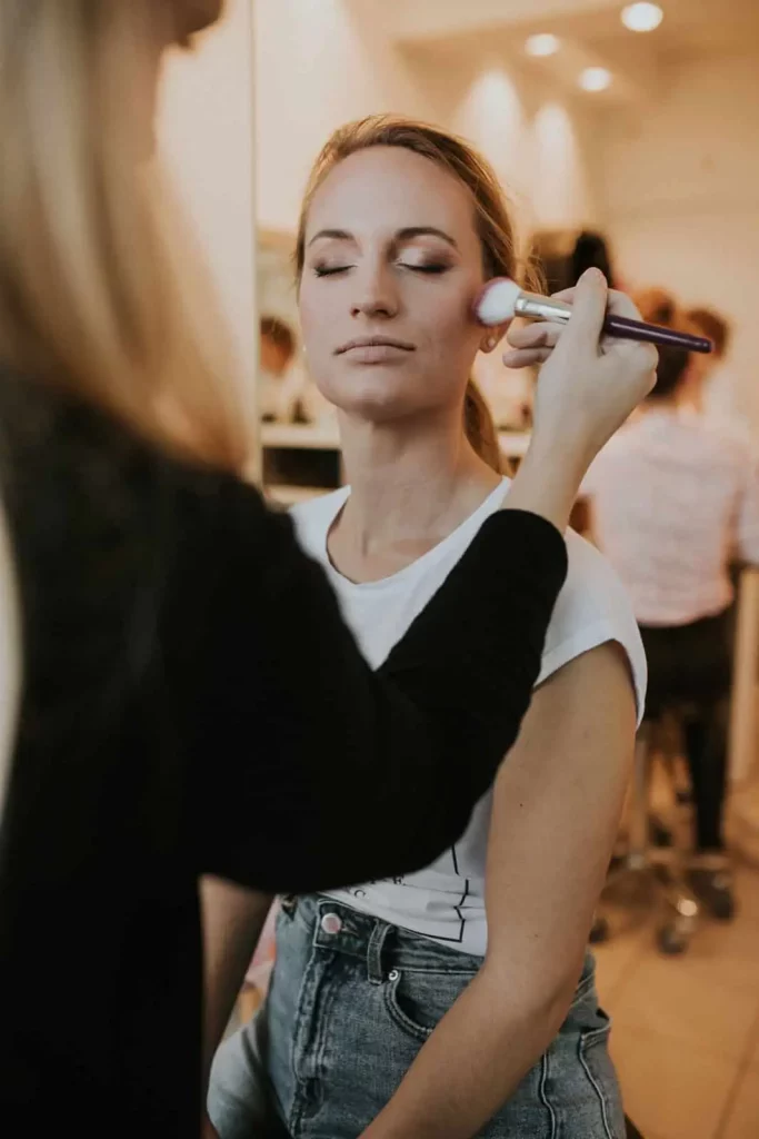 Makeup on bride by marusa