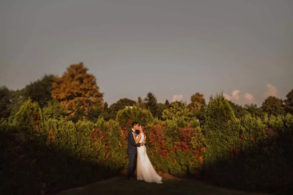 Married couple in nature