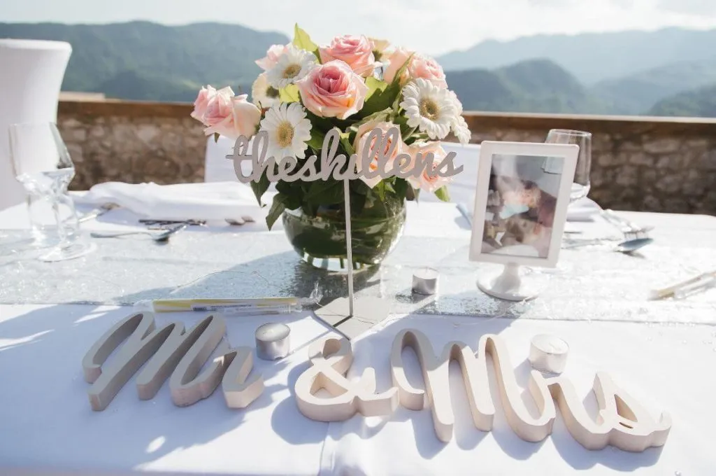 Mr in mrs blejski grad