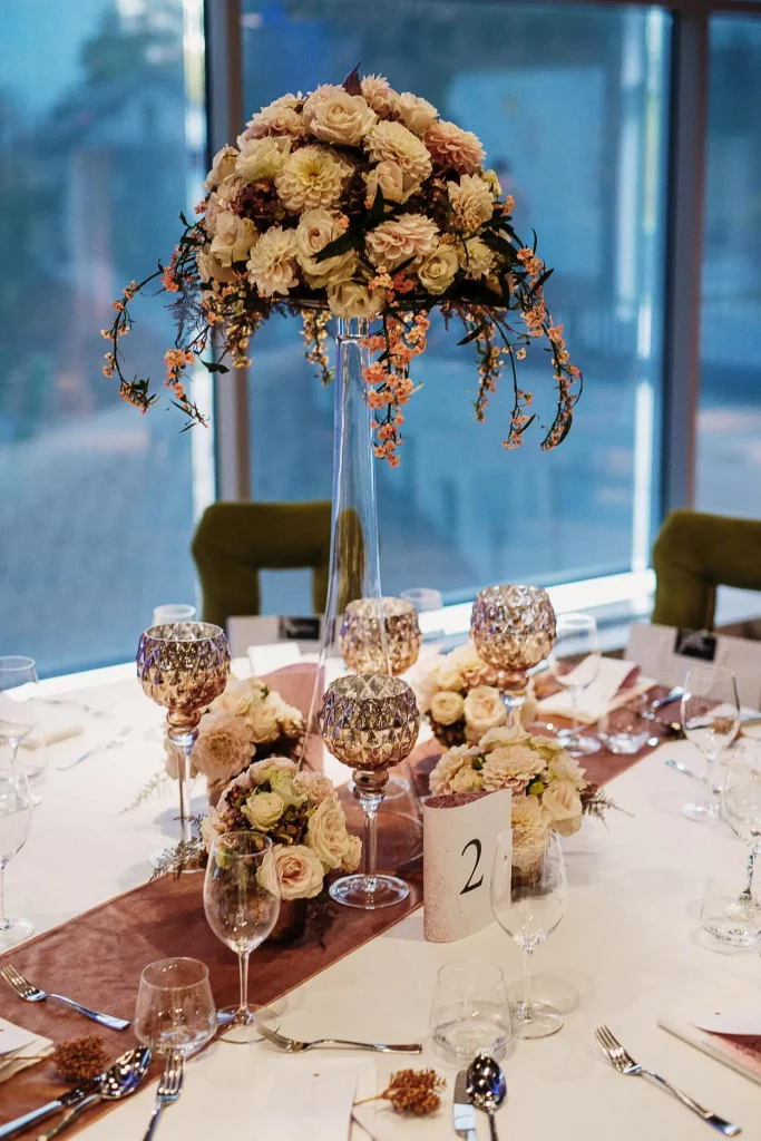 Omers table flowers