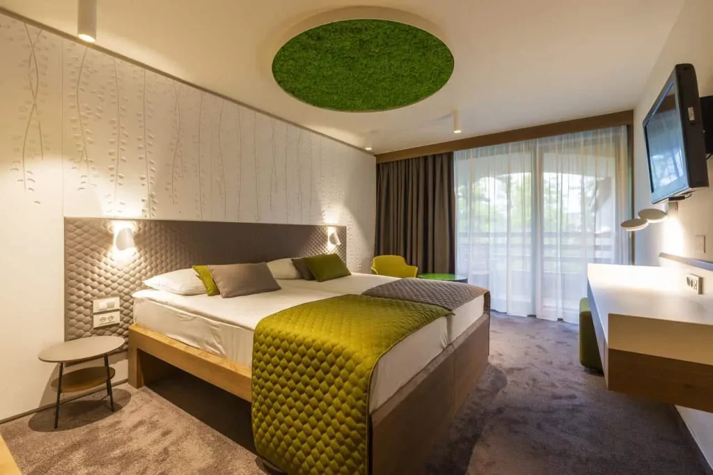 Park hotel master bed