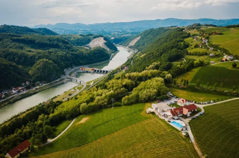 posestvo letalski pogled tri lucke