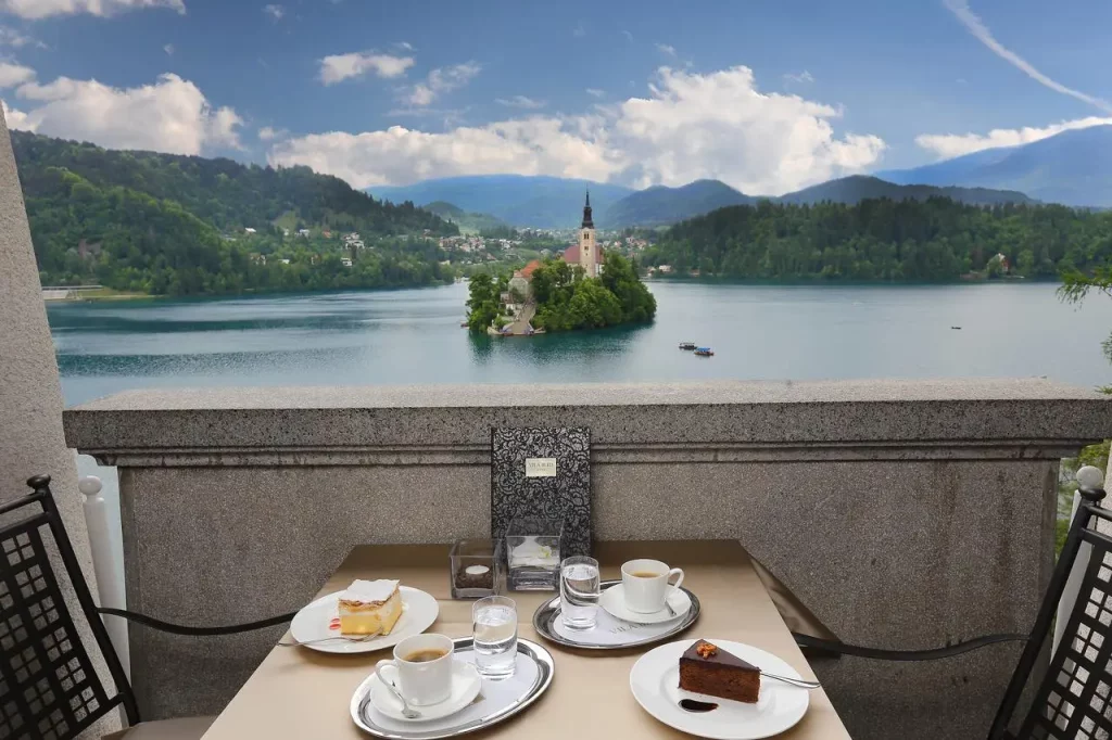 Vila bled view
