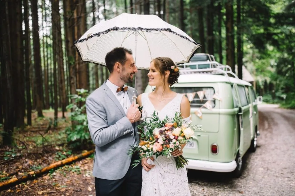 Wedding bouquet boho